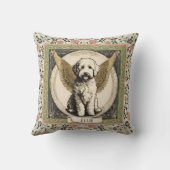 ヴィンテージゴルデンドルエパーソナライズされたル クッション (裏面)