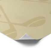 ヴィンテージゴルフのレディーアート(2) ポスター (角)