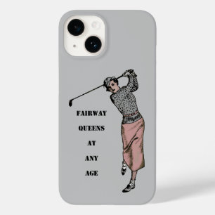ヴィンテージゴルファーがゴルフクラブURMをスイングする Case-Mate iPhone 14ケース