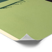 ヴィンテージゴルファー – ゴルフアートプリント ポスター (角)