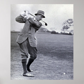 ヴィンテージゴルファー： Harry Vardon ポスター