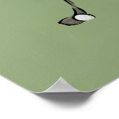 ヴィンテージゴルファーV1アート ポスター (角)