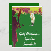 ヴィンテージゴルフアウト招待状 招待状 (正面/裏面)