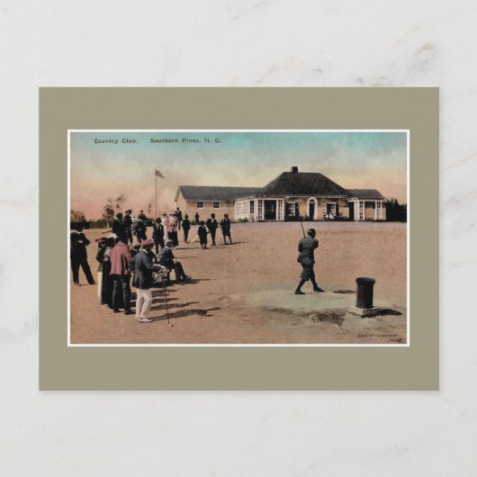 ヴィンテージゴルフカントリークラブサザンパインズNC ポストカード (正面)