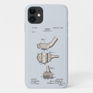 ヴィンテージゴルフクラブ特許 iPhone 11 ケース