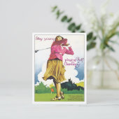 ヴィンテージゴルフドイツ ポストカード (スタンド正面)