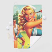 ヴィンテージゴルフピンアップ ゴルフタオル (インサイチュ)