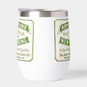 ヴィンテージゴルフボール広告ワインタンブラー (右面)