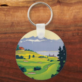 ヴィンテージゴルフローザンヌシティレイクスイス キーホルダー (正面)