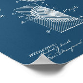 ヴィンテージゴルフ特許ポスター1シアノグラフ ポスター (角)