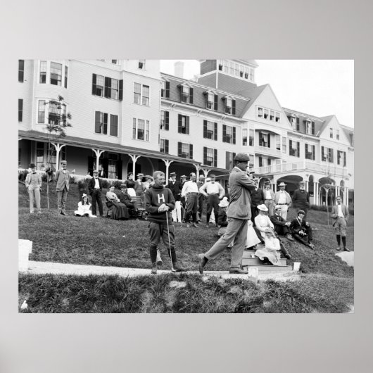 ヴィンテージゴルフ， 1890s ポスター (正面)