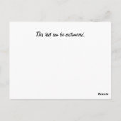 ヴィンテージゴーカート誕生日招待状カード ポストカード (裏面)