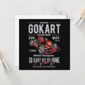 ヴィンテージゴーカート・レーシングロゴ カード (正面/裏面インサイチュ)