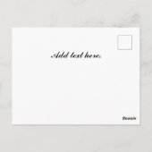 ヴィンテージゴーカート・レーシングロゴ ポストカード (裏面)