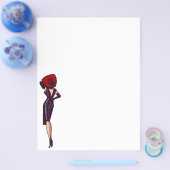 ヴィンテージゴージャスグラマーガールレトロピンナップ チラシ (シングル)