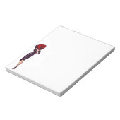 ヴィンテージゴージャスグラマーガールレトロピンナップ ノートパッド (回転)