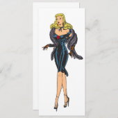 ヴィンテージゴージャスグラモールガールレトロブロンドピンナップ (正面/裏面)