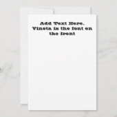 ヴィンテージゴースト 招待状 (裏面)