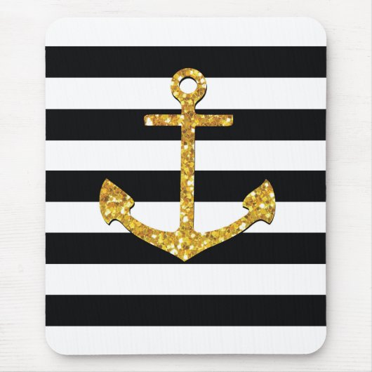 ヴィンテージゴールデンいかり マウスパッド (正面)