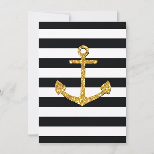 ヴィンテージゴールデンいかり 招待状 (裏面)