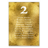ヴィンテージゴールデンウェディング テーブルナンバー (裏面)