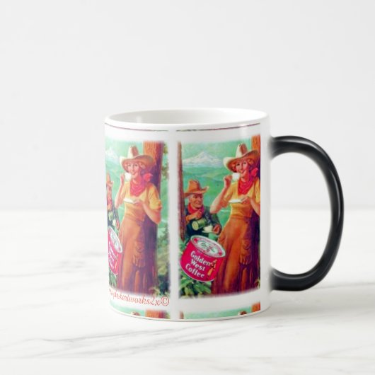 ヴィンテージゴールデンウエストコーヒー モーフィングマグカップ (右)