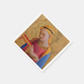 ヴィンテージゴールデンクリスチャン聖姿 スタンダードカクテルナプキン (角)