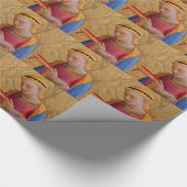 ヴィンテージゴールデンクリスチャン聖姿 ラッピングペーパー (角)