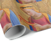 ヴィンテージゴールデンクリスチャン聖姿 ラッピングペーパー (ロールコーナー)