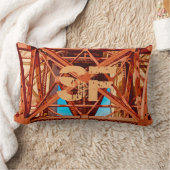 ヴィンテージゴールデンゲートブリッジランバークッション ランバークッション (ブランケット)