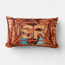 ヴィンテージゴールデンゲートブリッジランバークッション ランバークッション