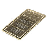 ヴィンテージゴールデンサイン退職金 マグネット (左側)