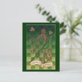 ヴィンテージゴールデンシャムロック – ポストカード (スタンド正面)