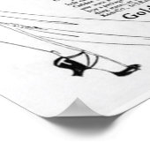 ヴィンテージゴールデンシャンプー広告 ポスター (角)