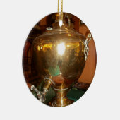 ヴィンテージゴールデンティーポットウォールアート&プリント セラミックオーナメント (右)