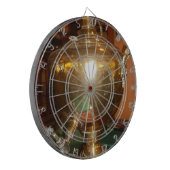 ヴィンテージゴールデンティーポットウォールアート&プリント ダーツボード (正面左)