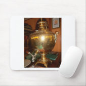 ヴィンテージゴールデンティーポットウォールアート&プリント マウスパッド (マウス)