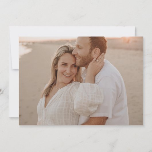 ヴィンテージゴールデンディティ結婚ーフローラ セーブザデート (裏面)