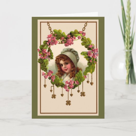 ヴィンテージゴールデンハート&シャームロック – カード (正面)