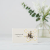 ヴィンテージゴールデンビーロゴハネビーキーパー 名刺 (スタンド正面)