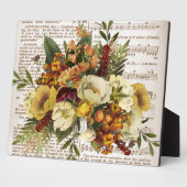 ヴィンテージゴールデンブーケ フォトプラーク (側面)