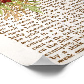 ヴィンテージゴールデンブーケ ポスター (角)