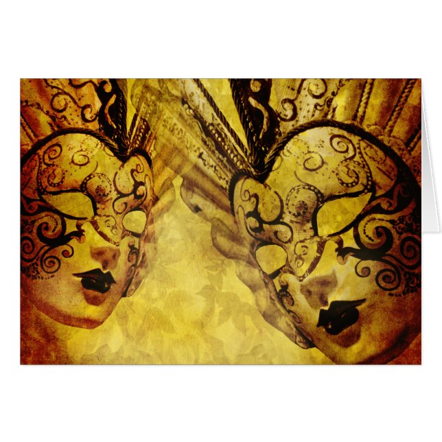 ヴィンテージゴールデンベネチアンマスク (正面横)