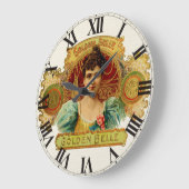 ヴィンテージゴールデンベル ラージ壁時計 (傾斜)