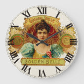 ヴィンテージゴールデンベル ラージ壁時計 (正面)