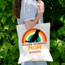 ヴィンテージゴールデンラボドッグママサンセットパーソナライズされた