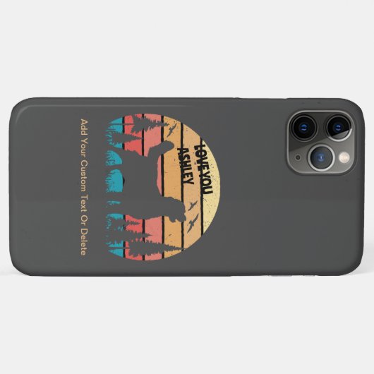 ヴィンテージゴールデンレトリバーレトロサンクールドッグ恋人 Case-Mate iPhoneケース (裏面(横))