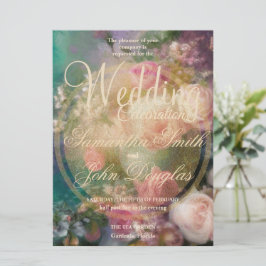 ヴィンテージゴールドのバラがオールドダッチスタイルで描かれたもの