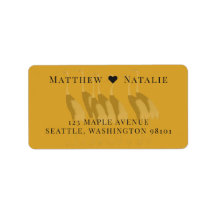 ヴィンテージゴールドの日本の鶴 エレガントなタイポグラフィ