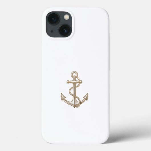 ヴィンテージゴールドアンカーフォンケース Case-Mate iPhoneケース (裏面)